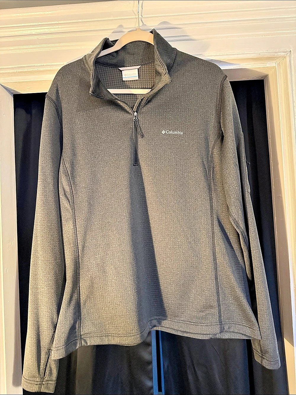 Columbia Woman’s Essential Hike Grid Fleece Half-Zip Pullover XXL